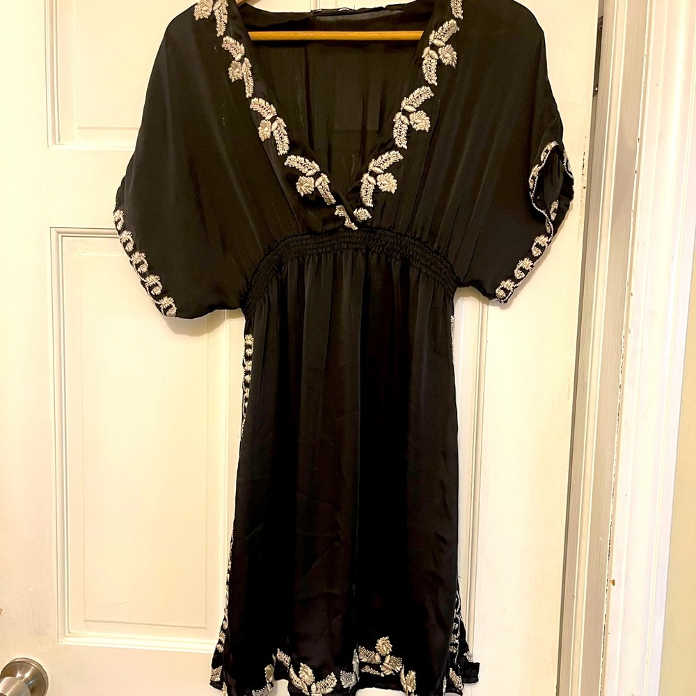 Mid Thigh length polyester dress